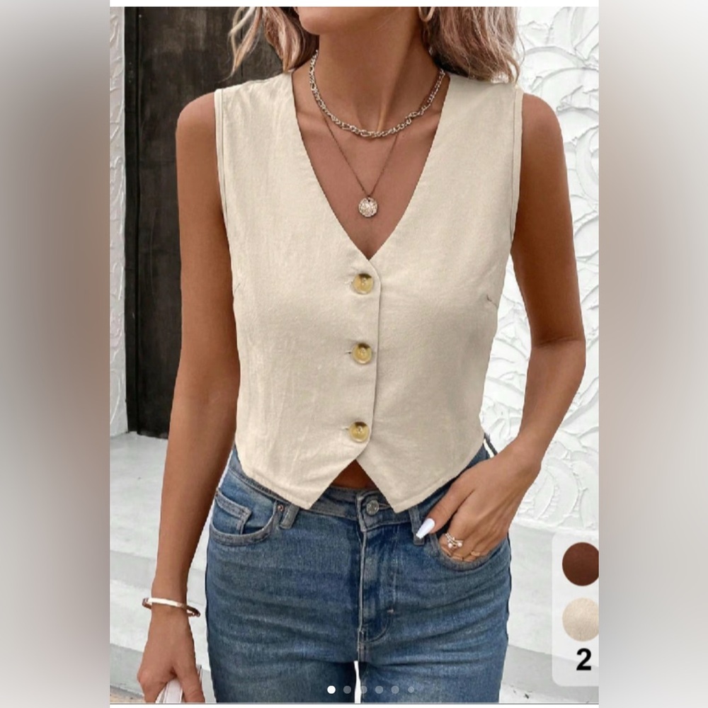 Beige vest
